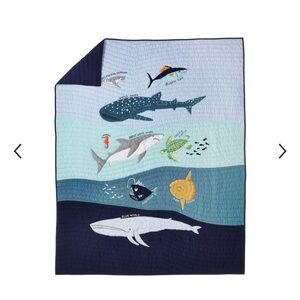 Pottery Barn Kids Marine Save Our Seas Quilt